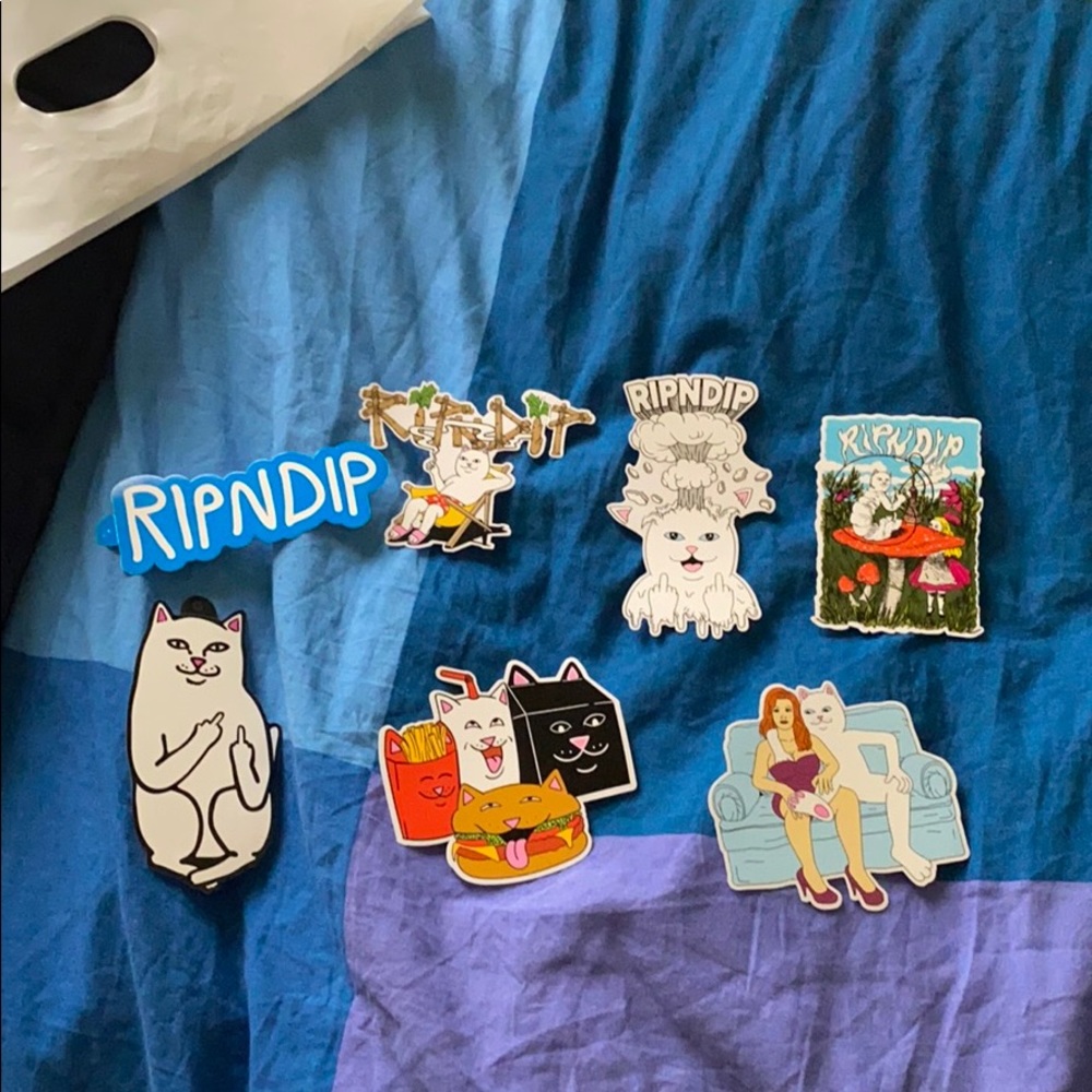 Seven RipnDip stickers